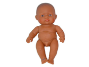 Miniland Educational Corp 31147 Newborn baby doll Hispanic 8.25 in. Polybag