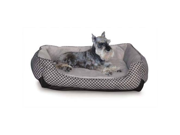 K H Pet Products KH3167 Self Warming Lounge Sleeper Square Large Black 32 in. x 40 in. x 10 in.