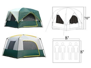Gigatent FT 051 Bear Mountian 8 X 8 8 x 8 Family tent sleeps 3 4