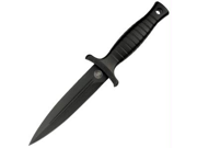 SMITHWESS SWHRT9B H.R.T. Boot Knife Stainless Black Blade Plain Leather Sh