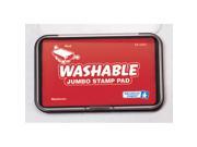 Educational Insights 1429 Jumbo Washable Stamp Pad Red