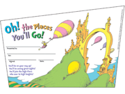 Eureka EU 843197 Seuss Oh The Places Youll Go Recognition Awards