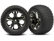 Traxxas TRA3770A Alias Tires Mounted On All Star Electric Rear Wheels