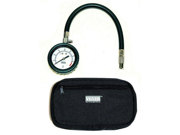 VIAIR 90059 Viair 2.5 inch Tire Gauge with Hose 0 to 15 PSI Storage Pouch