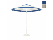 California Umbrella GSCU908913 SA52 9 ft. Aluminum Market Umbrella Collar Tilt Sand Pacifica Sapphire