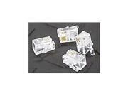 Generic 180 0470 Handset 4P4C Modular Plugs 100 Pack Clear