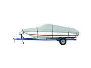 Dallas Manufacturing BC1301D Reflective Polyester Boat Cover D 17 19 V Hull Runabouts Except Cuddy Cabin Center Console