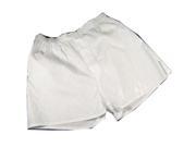 Bulk Buys Mens White Boxer Shorts Large Case of 36