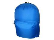 Bulk Buys 16 in. 600D polyester standard backpack 16 in. x12 in. x5 in. Royal. Case of 40