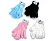 Bulk Buys Synthetic Adult Feather Gloves Case of 12