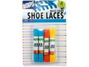 Bulk Buys Kids Colored Shoelaces Case of 12