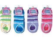 Bulk Buys Fuzzy Slipper Socks Case of 144