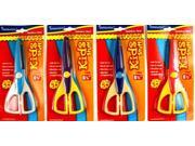 Bulk Buys 6.5 in. Craft Scissors Zig Zag Cut Assorted Colors Case of 48