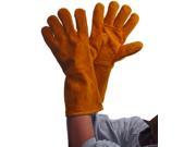 Bulk Buys Brown Leather Welding Gloves Case of 36