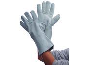 Bulk Buys Gray Leather Welding Gloves Case of 36
