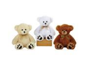 Bulk Buys 13 in. 3 Assorted Color Sitting Bears Case of 12