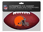 Bulk Buys Cleveland Browns 3D Football Magnet Case of 72