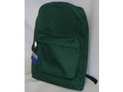 Bulk Buys Classic Backpack 18 in. x13 in. x6 in. Green Case of 36