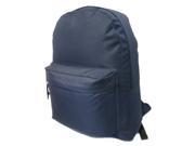 Bulk Buys Classic Backpack 18 in. x13 in. x6 in. Navy. Case of 30