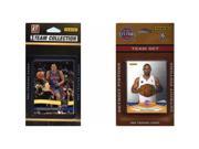 C I Collectables PISTONS2TS NBA Detroit Pistons 2 Different Licensed Trading Card Team Sets