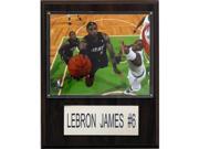 C I Collectables 1215LEBRON NBA Miami Heat Player Plaque