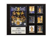C I Collectables 1620LAKERSB2B NBA Los Angeles Lakers Back to Back NBA Champions Plaque
