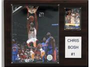 C I Collectables 1215CBOSH NBA 12 X 15 Chris Bosh Miami Heat Player Plaque