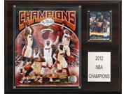 C I Collectables 1215NBA12MH NBA 12 X 15 Miami Heat Champions 12 x 15 Plaque