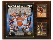 C I Collectables 1215KNICKSGR NBA New York Knicks All Time Great Photo Plaque