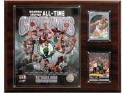 C I Collectables 1215CELTGR NBA Boston Celtics All time Great Photo Plaque
