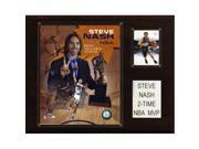 C I Collectables 1215NASHMVP NBA Steve Nash 2 Time NBA MVP Phoenix Suns Player Plaque