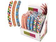 Curved nail file display Case of 48