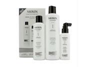 System 1 Starter Kit For Fine Hair Normal to Thin Looking Hair Cleanser 300ml Scalp Therapy Conditioner 150ml Scalp