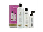 Nioxin System 3 System Kit For Fine Hair Chemically Treated Normal to Thin Looking Hair Cleanser 300ml Scalp Therapy Conditioner 150ml Scalp Treatment