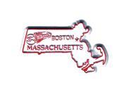 Bulk Buys Massachusetts Magnet 2D 50 State Royal Case of 144
