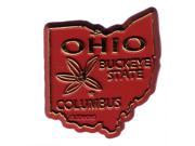 Bulk Buys Ohio Magnet 2D 50 State Red Case of 144