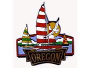 Bulk Buys Oregon Magnet 2D Sailboat Case of 72