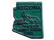 Bulk Buys Arizona Magnet 2D 50 State Sand Case of 144