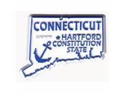 Bulk Buys Connecticut Magnet 2D 50 State Blue Case of 144