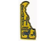 Bulk Buys Delaware Magnet 2D 50 State Yellow Case of 144