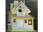 Home Bazaar Backyard Bird Cottage Yellow HB 9045YS