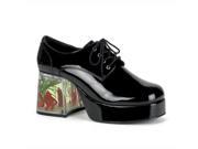 Funtasma Pimp 02 Black Pat Men Platform With Floating Fish 3.5 Inch Size XL