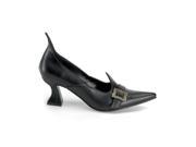 Funtasma Salem 06 Black Pump Witch Shoe 2.5 Inch Size 10