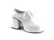 Funtasma Jazz 02 Men White Pat Disco Shoes Size XL