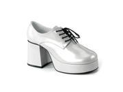 Funtasma Jazz 02G Men Silver Glitter Disco Shoes Size XL