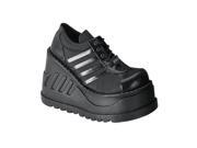 Demonia Stomp 08 4.5 Inch Platform Black Pump Shoes Size 7