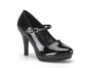Funtasma Contessa 50X Black Pat Wide Width Mary Jane Shoe 4 Inch Size 10