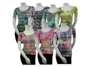 Bulk Buys Womens Variety Fashion Tops Case of 12