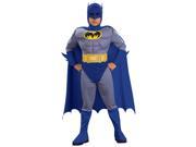 Rubies Costume Co R883482 M The Brave and the Bold Dlx Boys Muscle Batman Costume MEDIUM