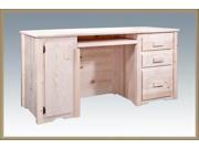 Montana Woodworks MWHCDP Homestead Collection Desk Computer 3 Drawers Tower Slideout Ready To Finish